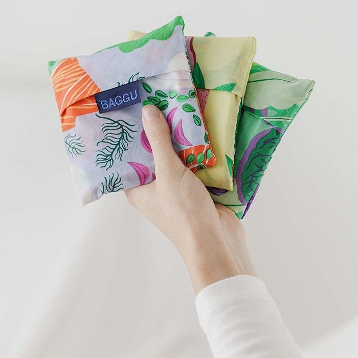 bags neatly packed inside square-shaped bags