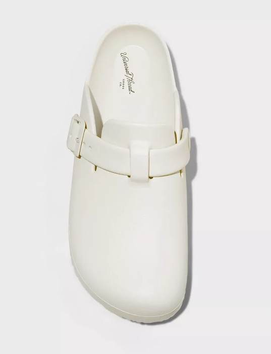 The same clog shoe in white