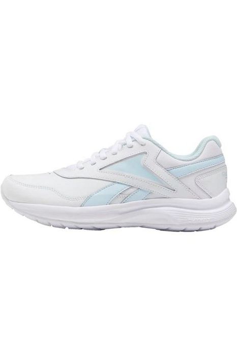 The sneaker in a stylish blue and white design