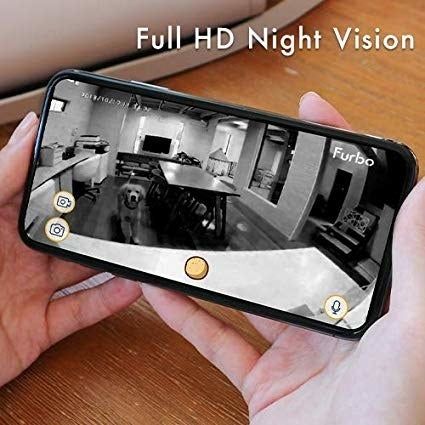 A house camera displayed on a smartphone screen.