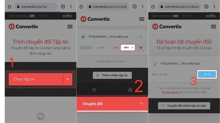 Hướng dẫn tải nhạc TikTok MP3 qua website - phương pháp 4