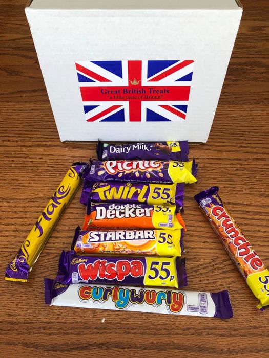 A reviewer’s photo showing their 10 full-sized chocolate bars