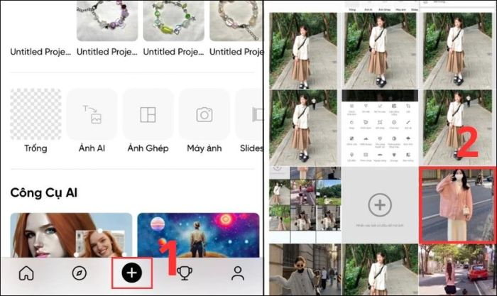 Cách xóa người trong ảnh trên iPhone bằng phần mềm PicsArt