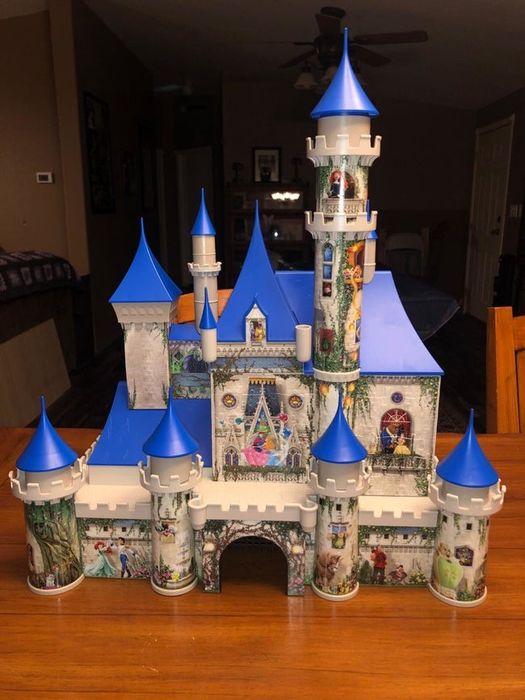 the 3D castle puzzle