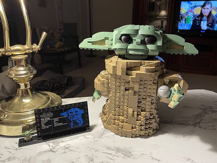 A Lego version of Grogu