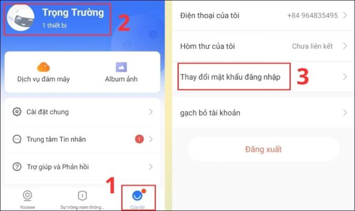 Hãy nhớ thay đổi mật khẩu cho camera thường xuyên để đảm bảo an toàn.