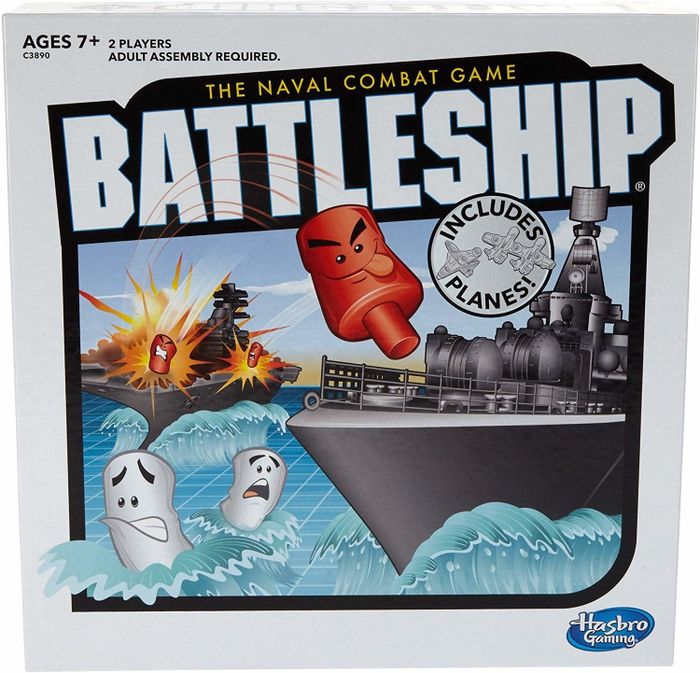 A game of Battleship in action