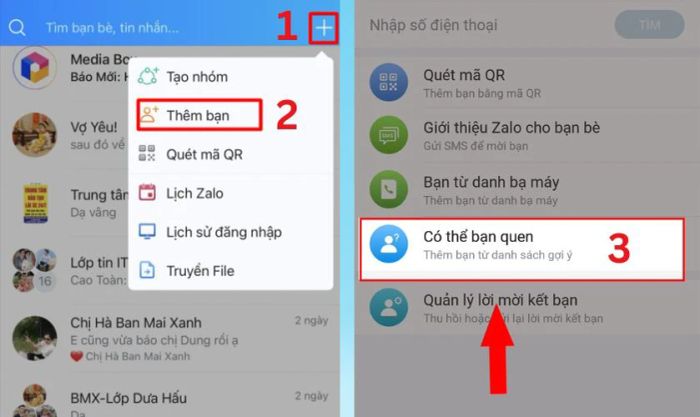 Cách kết bạn với người nước ngoài trên Zalo từ gợi ý Bạn bè có thể quen