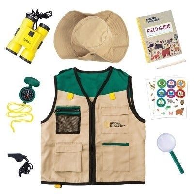 An explorer costume set for imaginative outdoor adventures