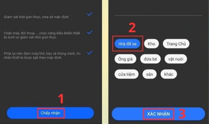 Chia sẻ camera Yoosee với tài khoản khác.