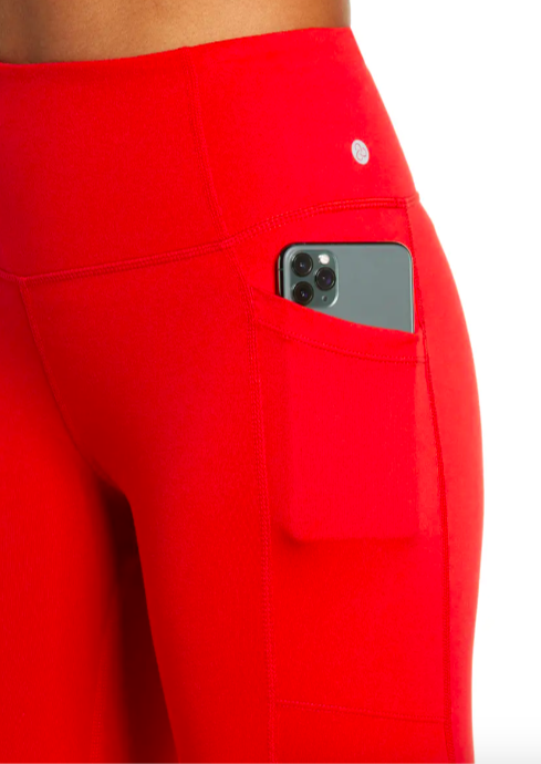 A close-up shot of the pocket.