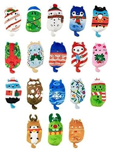 the holiday-themed plush toys