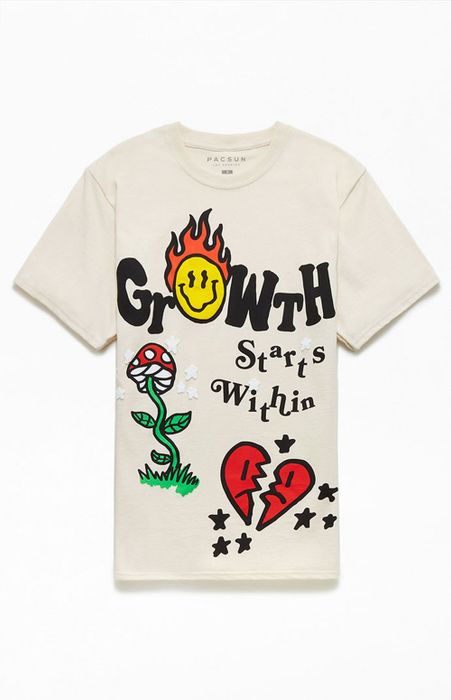 A tee with the text