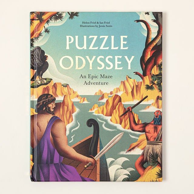 The maze book, ready for solving.