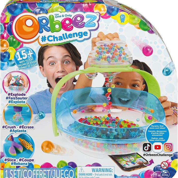 The packaging of the Orbeez playset, ready for unboxing