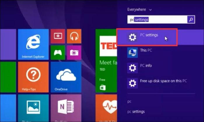 Cách bật Bluetooth trên máy tính Windows 8