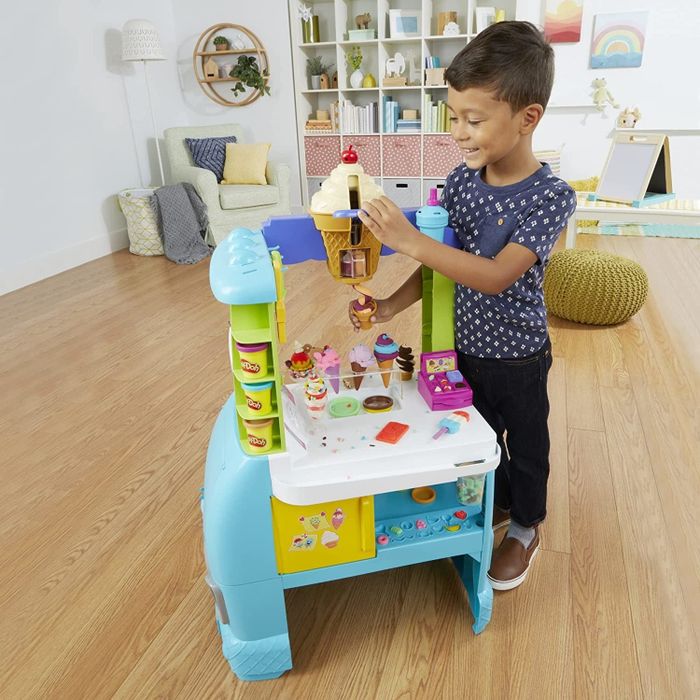 Interior view of the Play-Doh ice cream truck