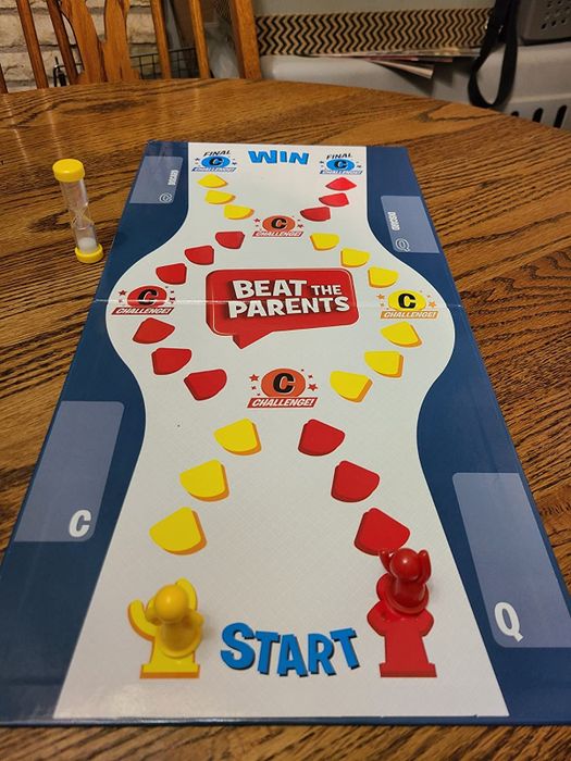 The game board for Beat the Parents