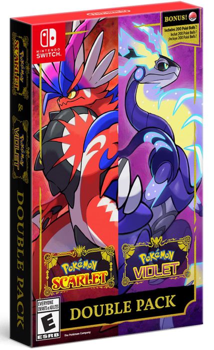 the double pack featuring both Pokémon Scarlet and Violet