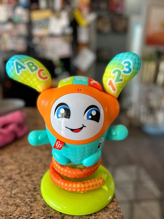A close-up of the toy