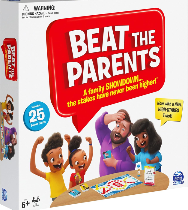 The box for the Beat the Parents game