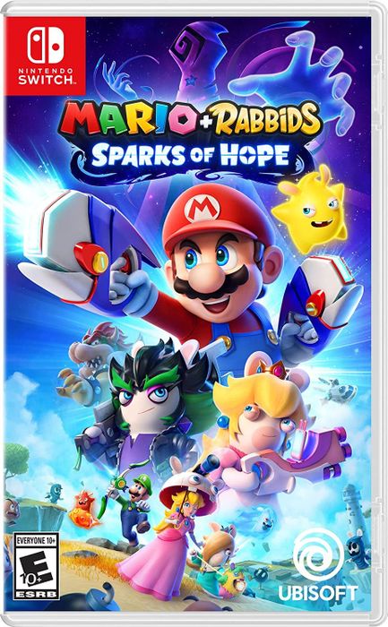 the box art for Mario + Rabbids Sparks of Hope