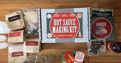 The ultimate hot sauce creation kit, perfect for spicing up any kitchen.