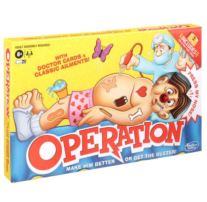 The Operation game in its original packaging