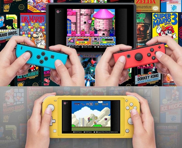 A group of people can be seen enjoying multiplayer sessions on their Switch consoles.