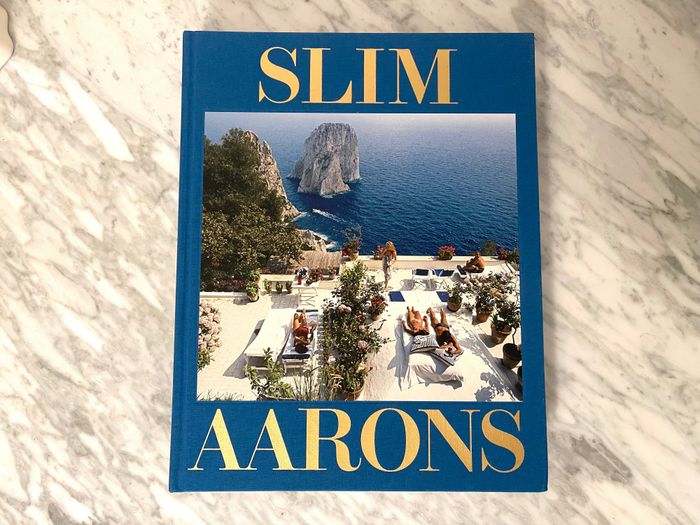 A Slim Aarons coffee table book.