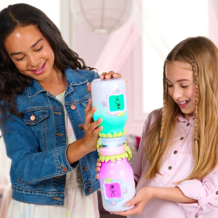 two children exchanging fairies between their fairy finders