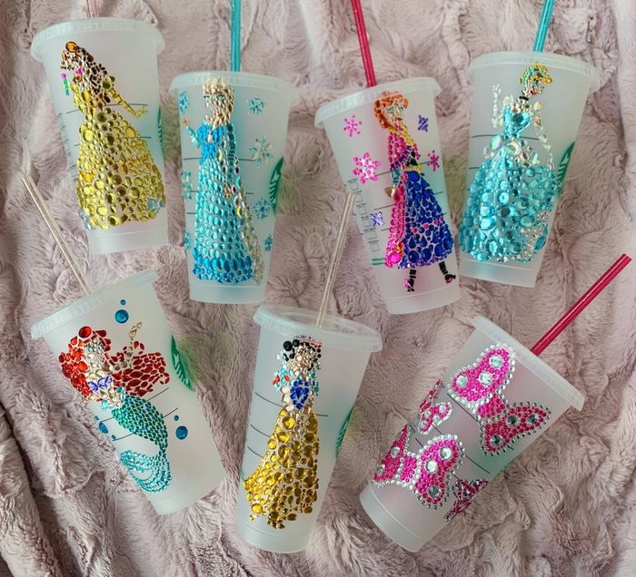 princess-inspired gem cold cups