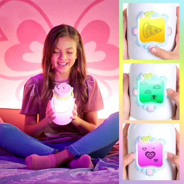 images showing how you can interact with your fairies by feeding, playing, and caring for them