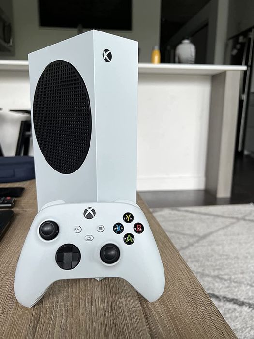 An Xbox Series S with controller, ready for action!