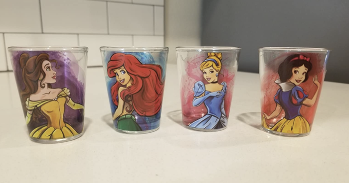 reviewer image of princess shot glasses