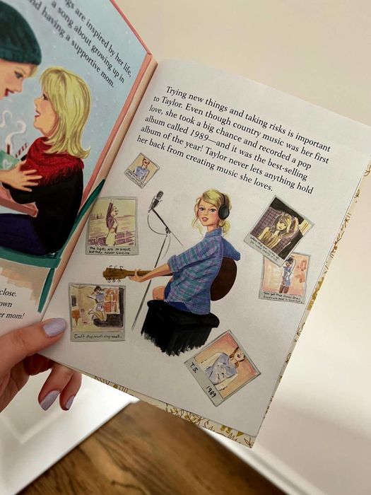 A page from inside the Taylor Swift Little Golden Book.