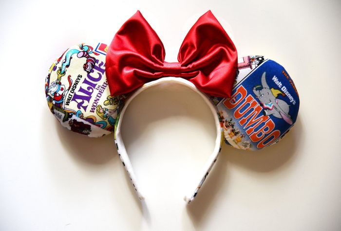 The vintage Disney ears, designed for comfort and style with a touch of nostalgia.