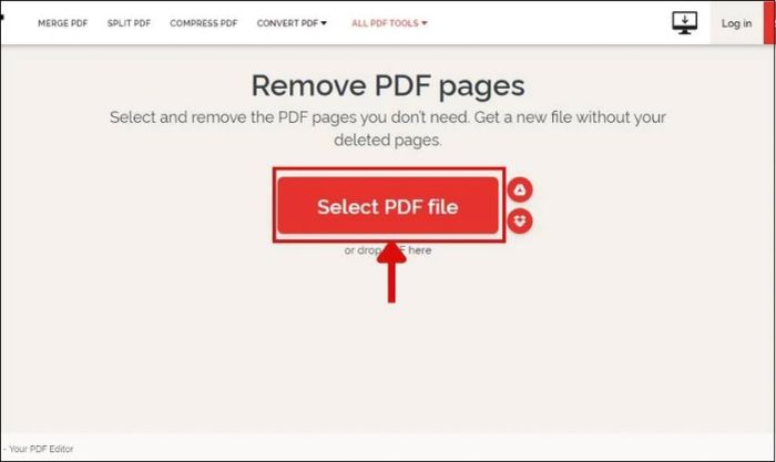 Chọn tệp trên Love PDF