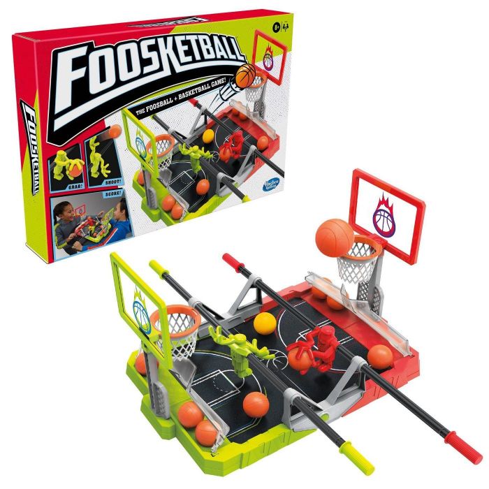 the foosketball game set up for a fun, active indoor game