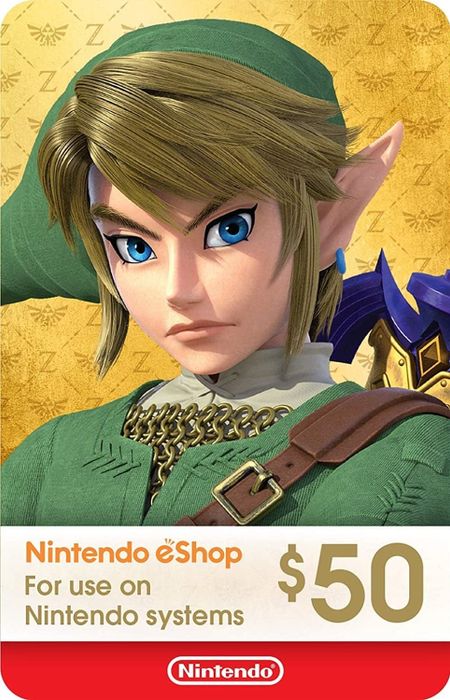 The gift card featuring a festive elf design.
