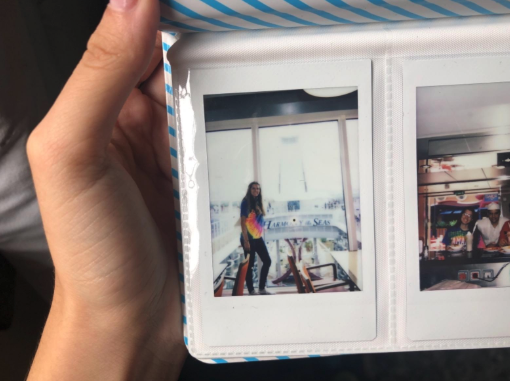 A reviewer’s photo displayed in an album.