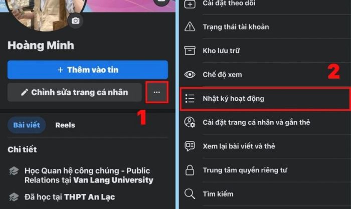 Các bước xóa tất cả bình luận của bạn trên Facebook