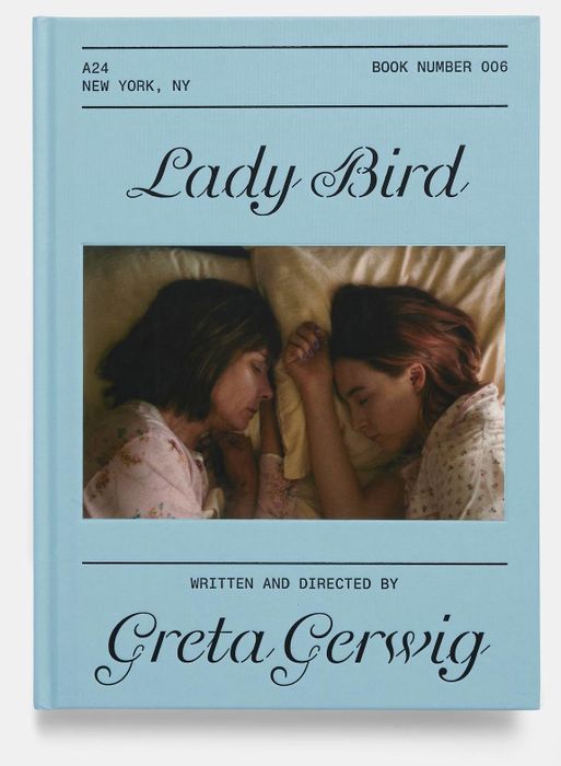 The screenplay book of Lady Bird, beautifully bound for any film enthusiast.