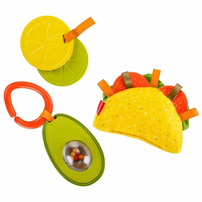 A toy shaped like a taco.