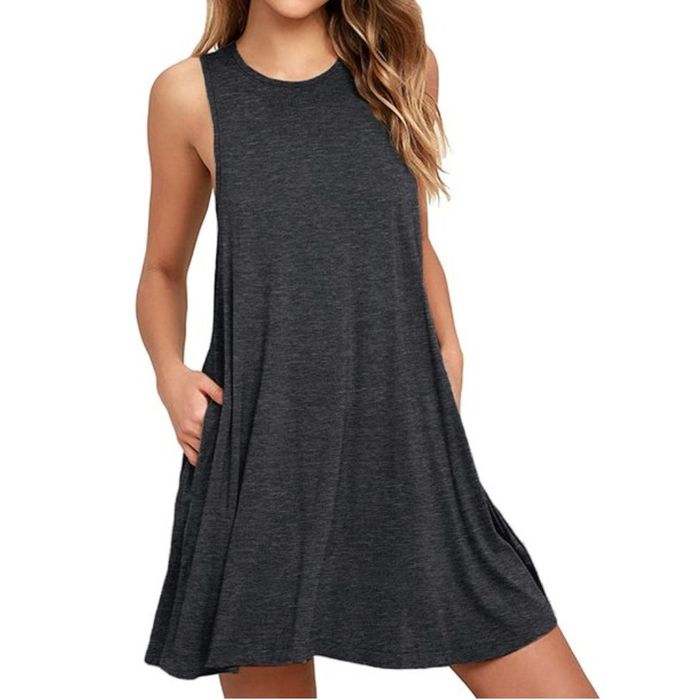 A relaxed tank dress