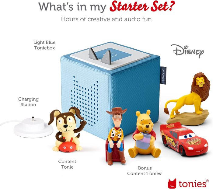 A Toniebox starter set, perfect for introducing children to audio play and storytelling.