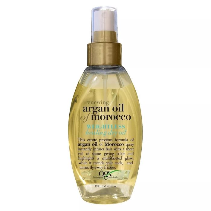the bottle of oil