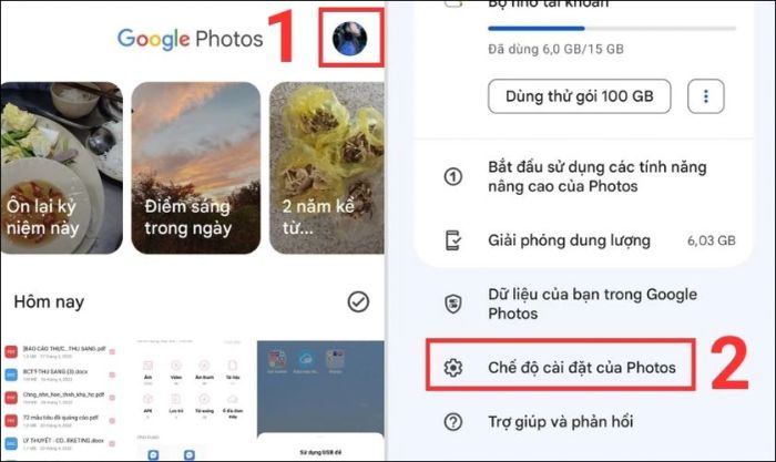 Chuyển ảnh sang Google Photos