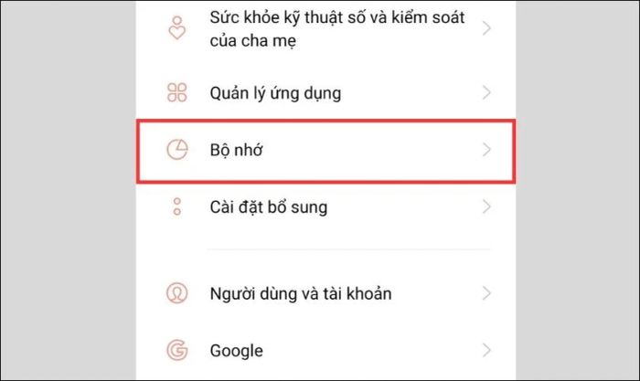 Hướng dẫn kiểm tra dung lượng bộ nhớ của điện thoại OPPO