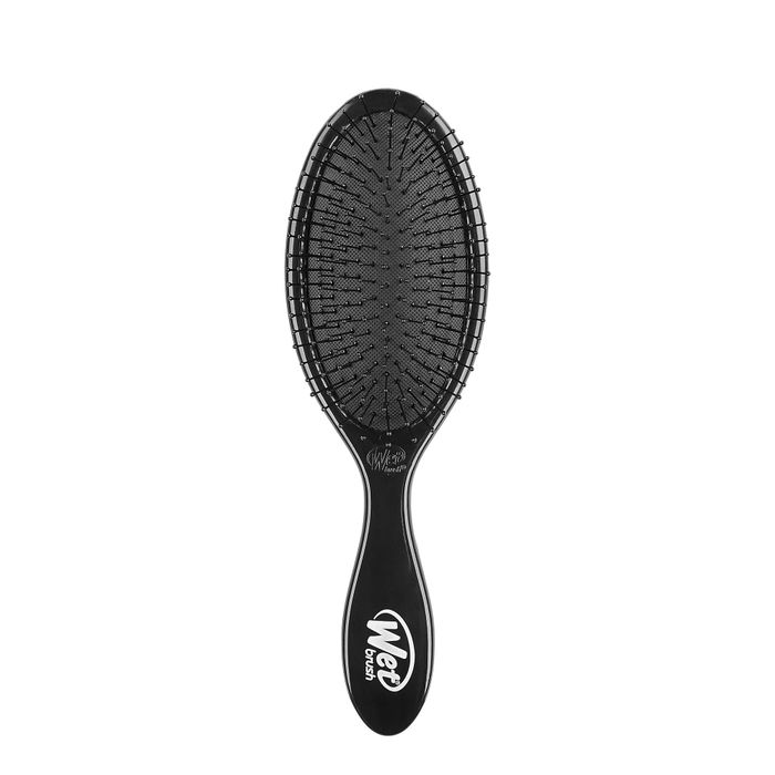 A black hair brush